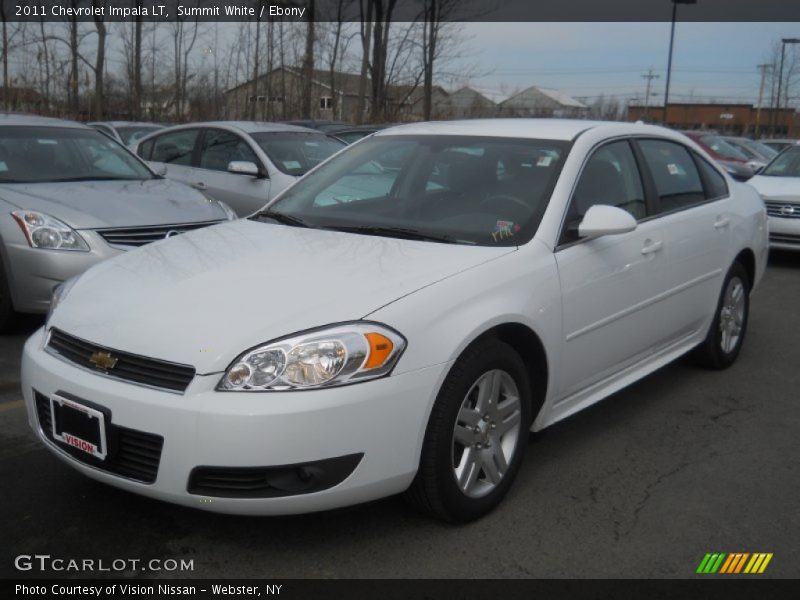 Summit White / Ebony 2011 Chevrolet Impala LT