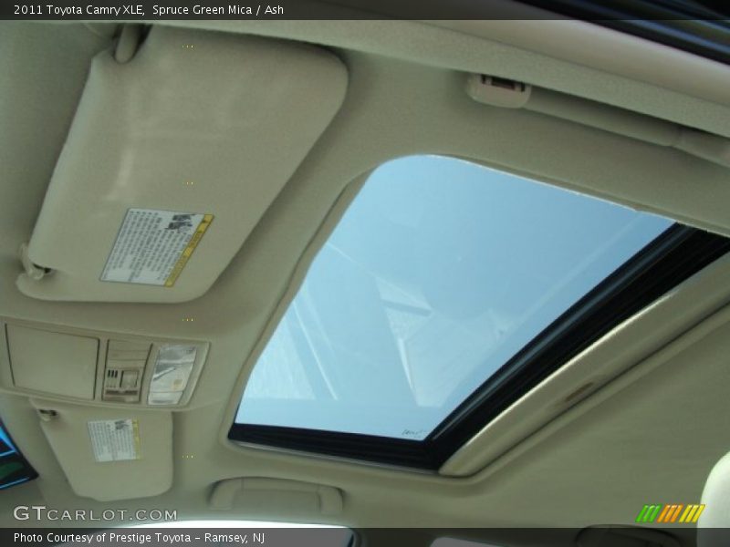 Spruce Green Mica / Ash 2011 Toyota Camry XLE