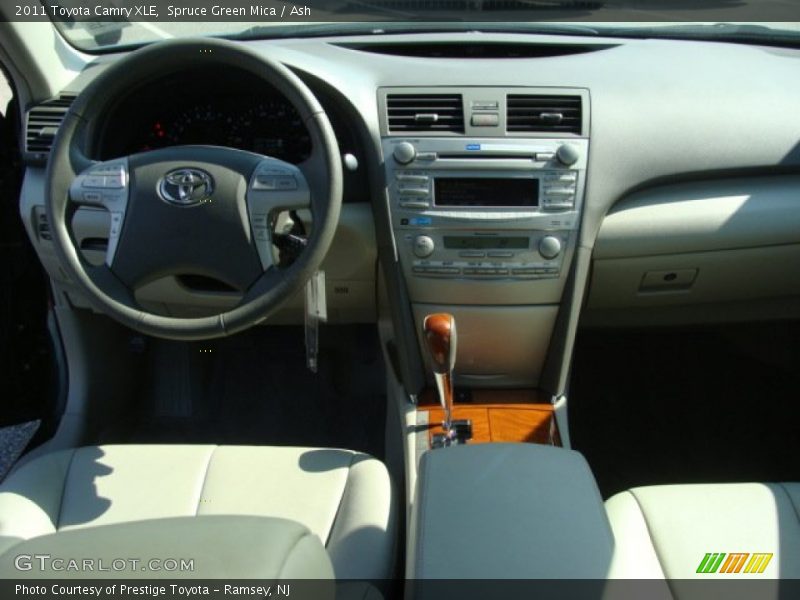 Spruce Green Mica / Ash 2011 Toyota Camry XLE