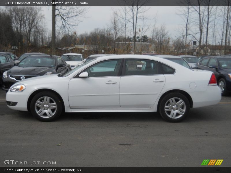 Summit White / Ebony 2011 Chevrolet Impala LT