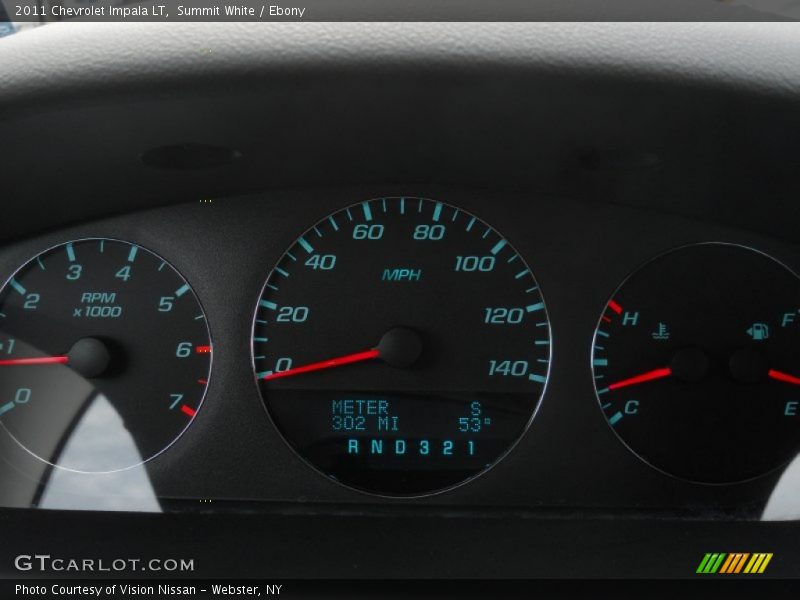 Summit White / Ebony 2011 Chevrolet Impala LT