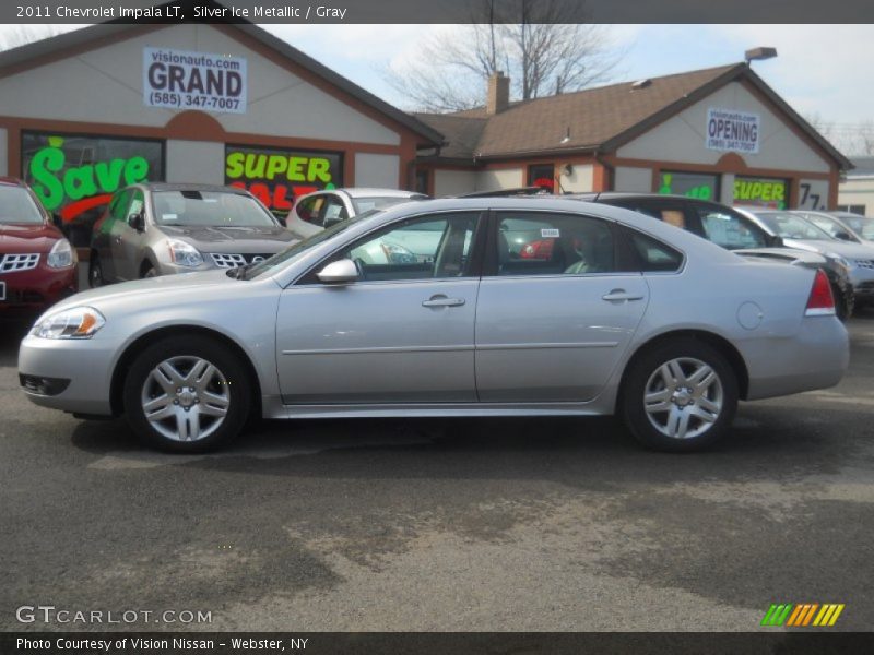 Silver Ice Metallic / Gray 2011 Chevrolet Impala LT