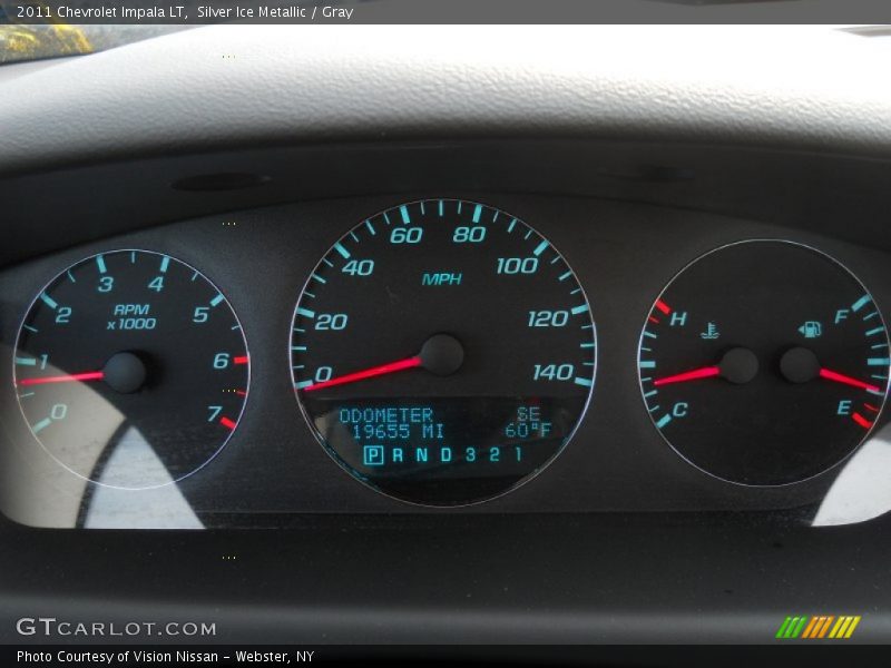 Silver Ice Metallic / Gray 2011 Chevrolet Impala LT