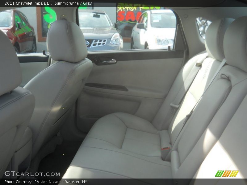 Summit White / Gray 2011 Chevrolet Impala LT