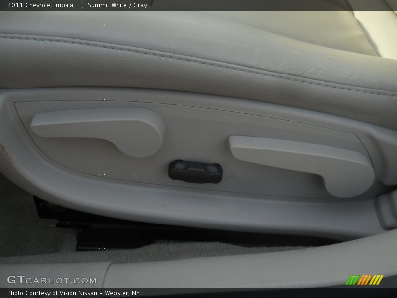 Summit White / Gray 2011 Chevrolet Impala LT