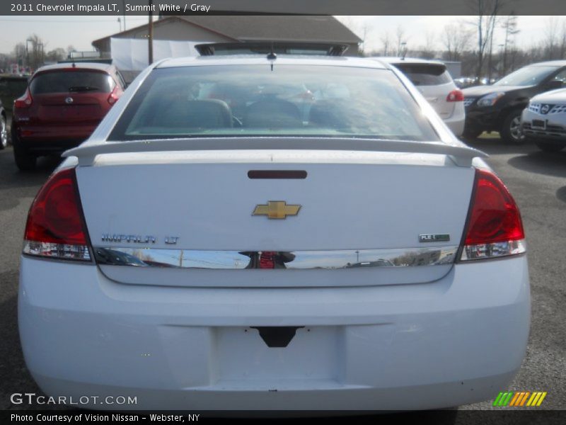 Summit White / Gray 2011 Chevrolet Impala LT