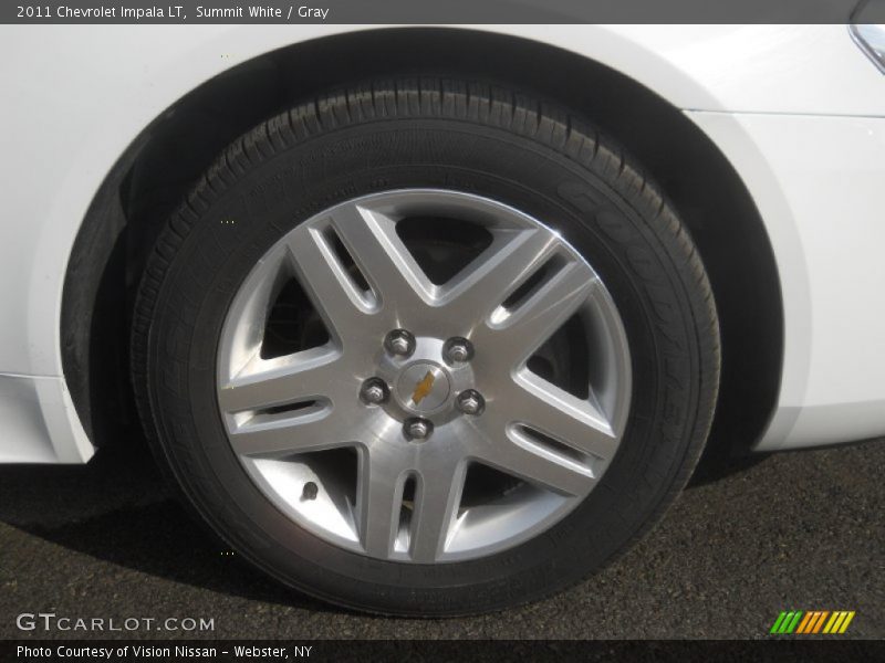 Summit White / Gray 2011 Chevrolet Impala LT
