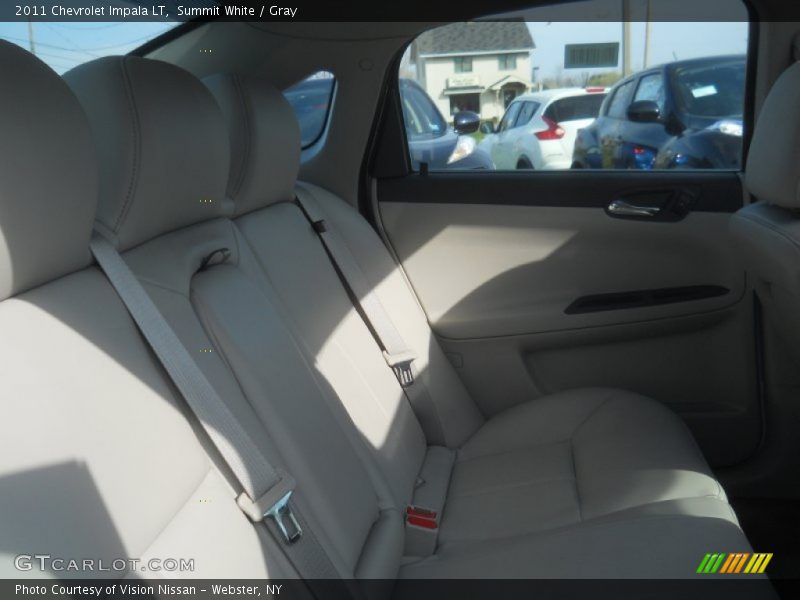 Summit White / Gray 2011 Chevrolet Impala LT