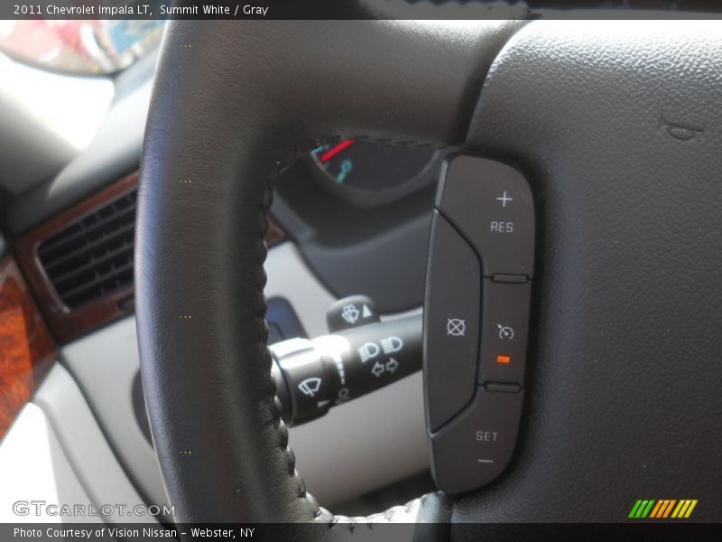 Summit White / Gray 2011 Chevrolet Impala LT