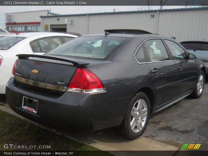 Cyber Gray Metallic / Gray 2011 Chevrolet Impala LT