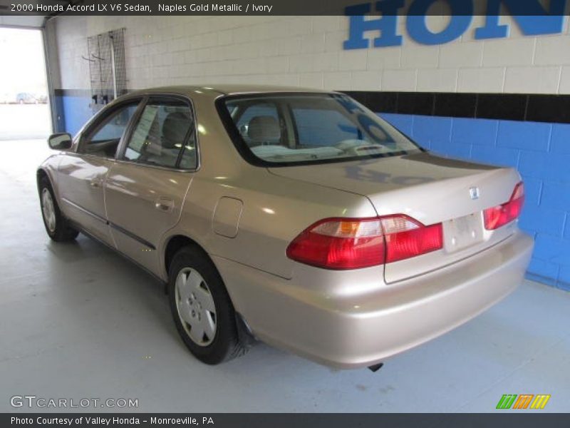 Naples Gold Metallic / Ivory 2000 Honda Accord LX V6 Sedan