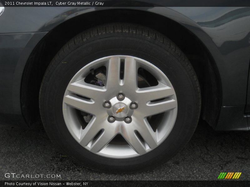 Cyber Gray Metallic / Gray 2011 Chevrolet Impala LT