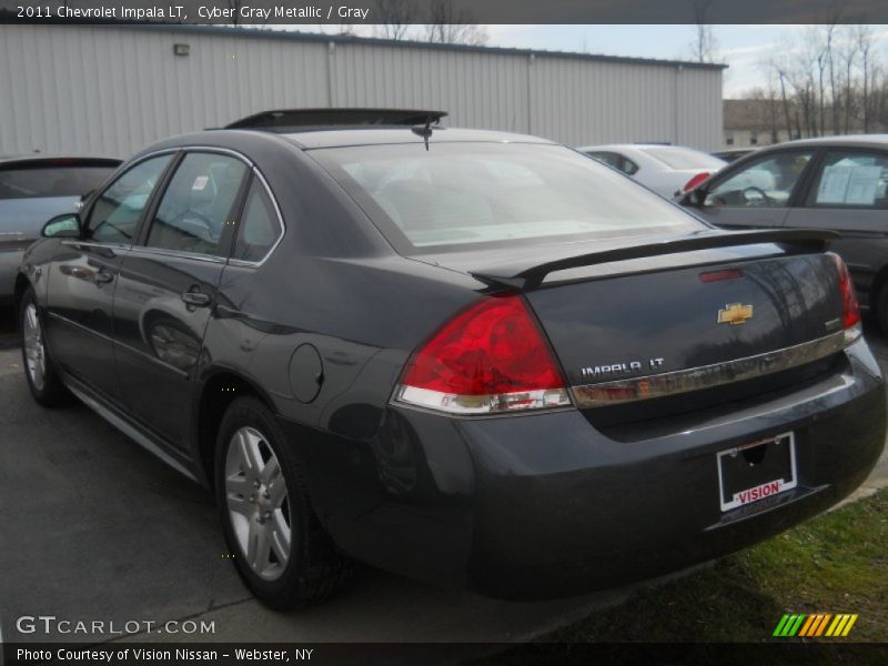 Cyber Gray Metallic / Gray 2011 Chevrolet Impala LT