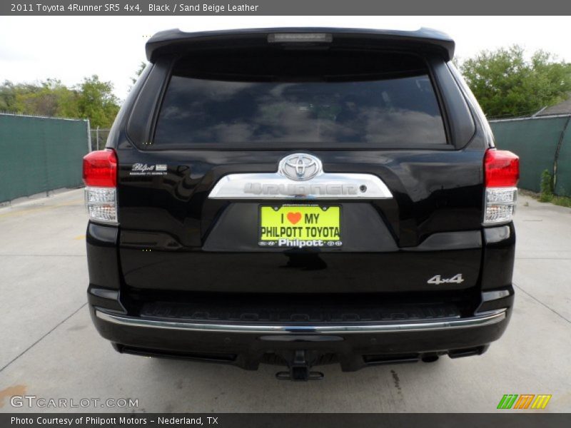 Black / Sand Beige Leather 2011 Toyota 4Runner SR5 4x4