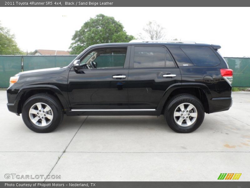 Black / Sand Beige Leather 2011 Toyota 4Runner SR5 4x4