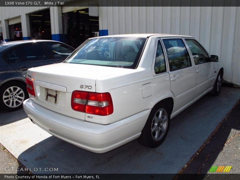 White / Tan 1998 Volvo S70 GLT