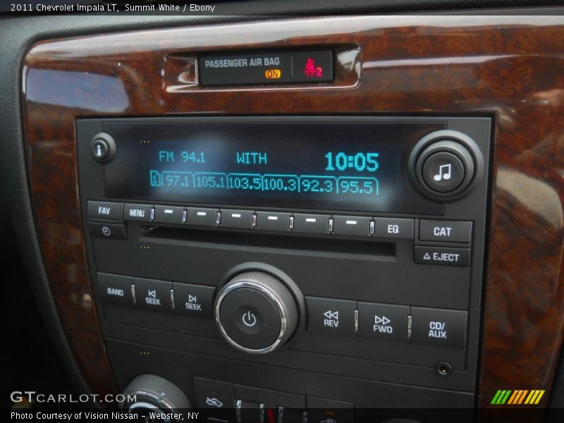 Summit White / Ebony 2011 Chevrolet Impala LT
