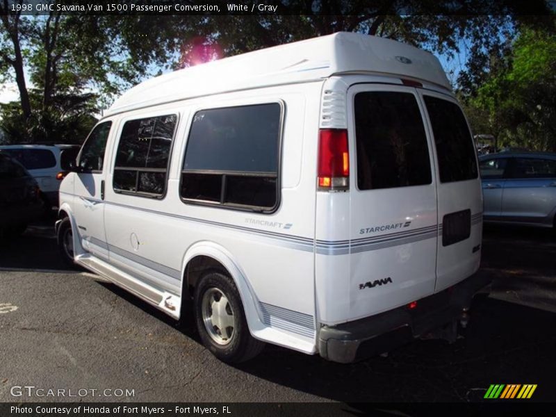 White / Gray 1998 GMC Savana Van 1500 Passenger Conversion