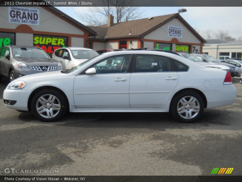 Summit White / Ebony 2011 Chevrolet Impala LT