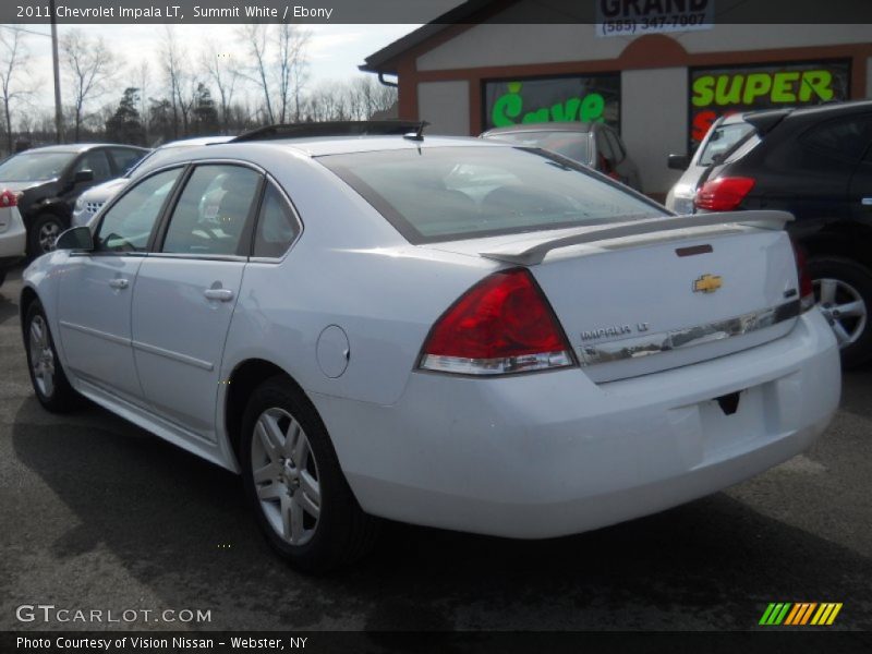 Summit White / Ebony 2011 Chevrolet Impala LT