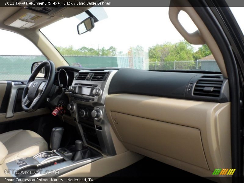 Black / Sand Beige Leather 2011 Toyota 4Runner SR5 4x4