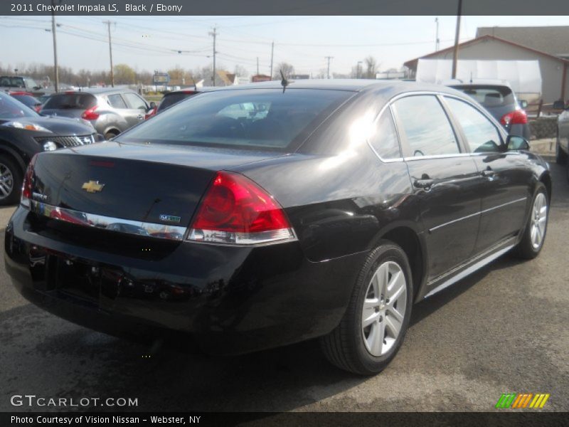 Black / Ebony 2011 Chevrolet Impala LS