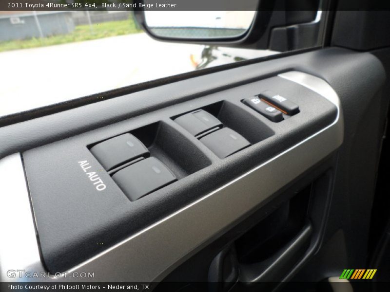 Black / Sand Beige Leather 2011 Toyota 4Runner SR5 4x4