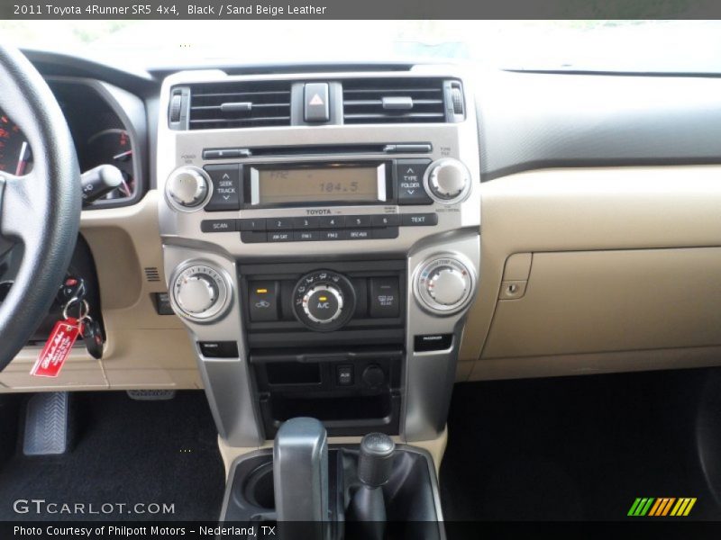 Black / Sand Beige Leather 2011 Toyota 4Runner SR5 4x4