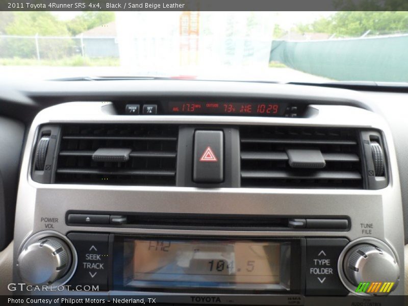 Black / Sand Beige Leather 2011 Toyota 4Runner SR5 4x4