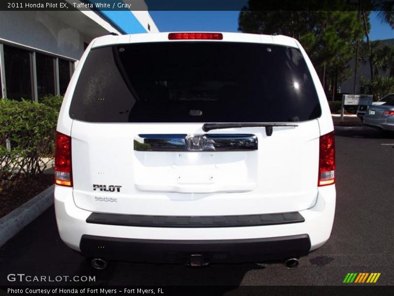 Taffeta White / Gray 2011 Honda Pilot EX