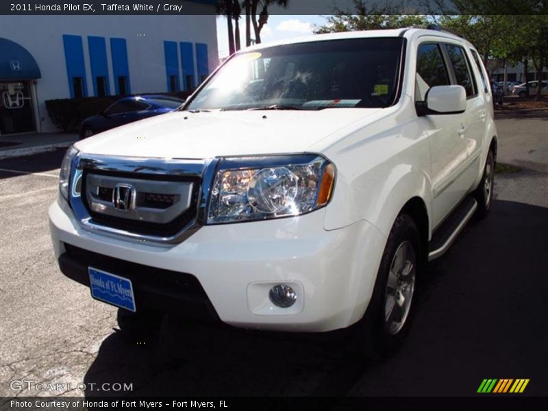 Taffeta White / Gray 2011 Honda Pilot EX