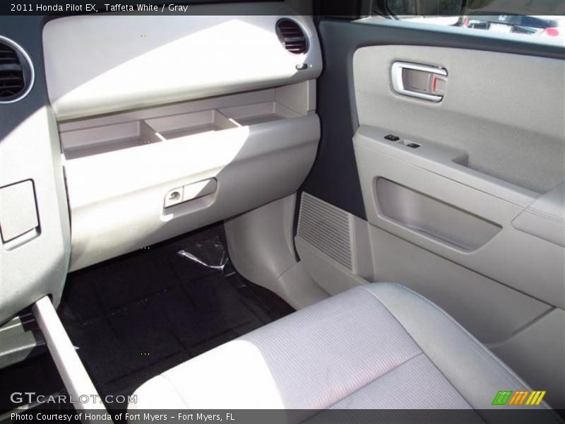Taffeta White / Gray 2011 Honda Pilot EX