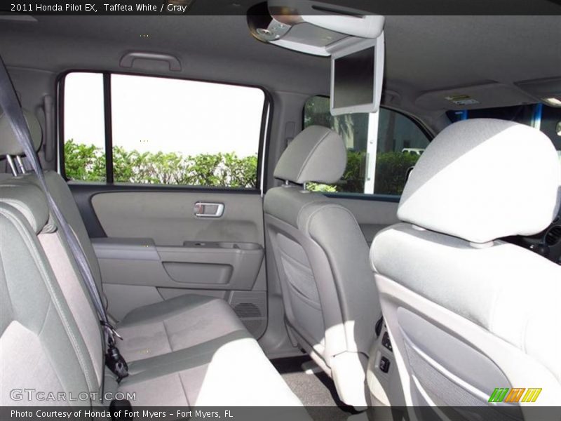 Taffeta White / Gray 2011 Honda Pilot EX
