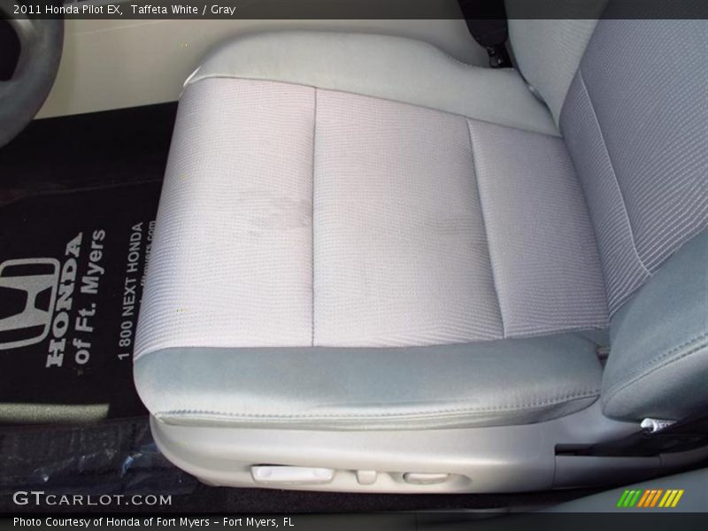 Taffeta White / Gray 2011 Honda Pilot EX