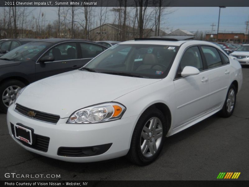 Summit White / Neutral 2011 Chevrolet Impala LT