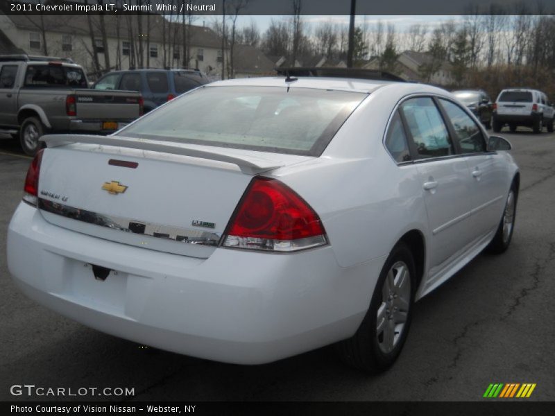 Summit White / Neutral 2011 Chevrolet Impala LT