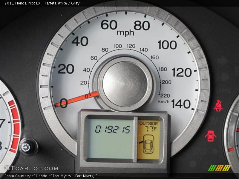 Taffeta White / Gray 2011 Honda Pilot EX