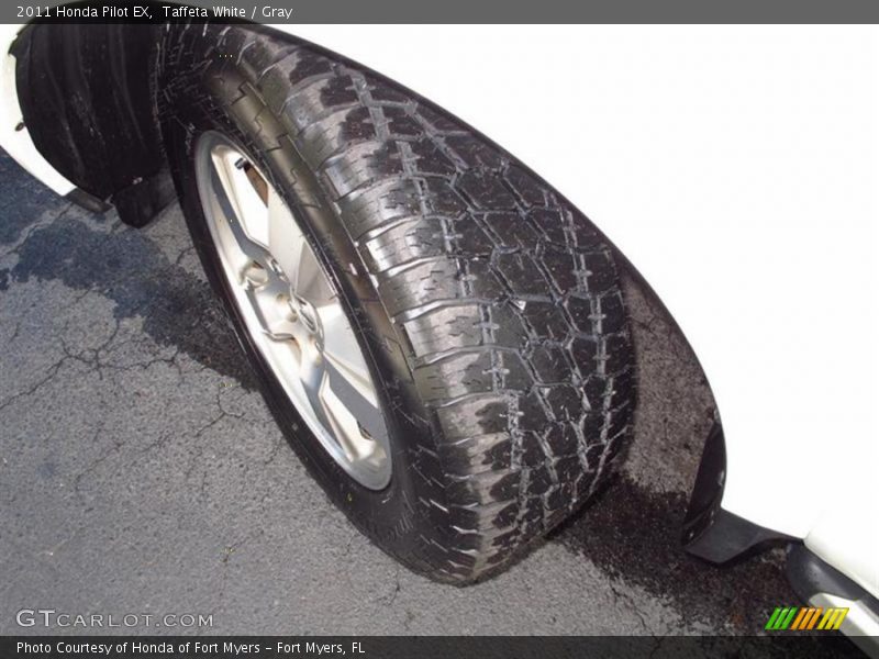 Taffeta White / Gray 2011 Honda Pilot EX