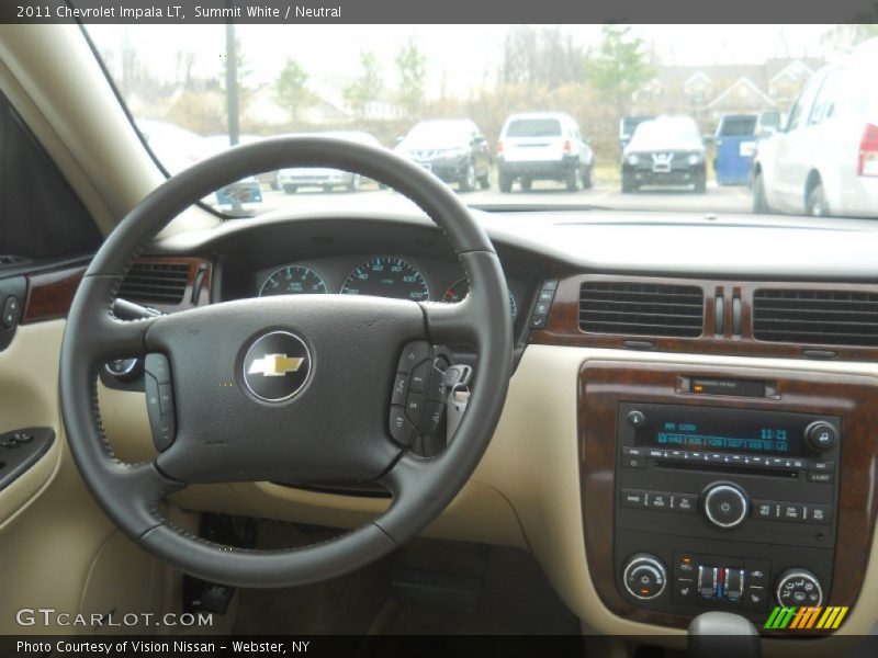 Summit White / Neutral 2011 Chevrolet Impala LT