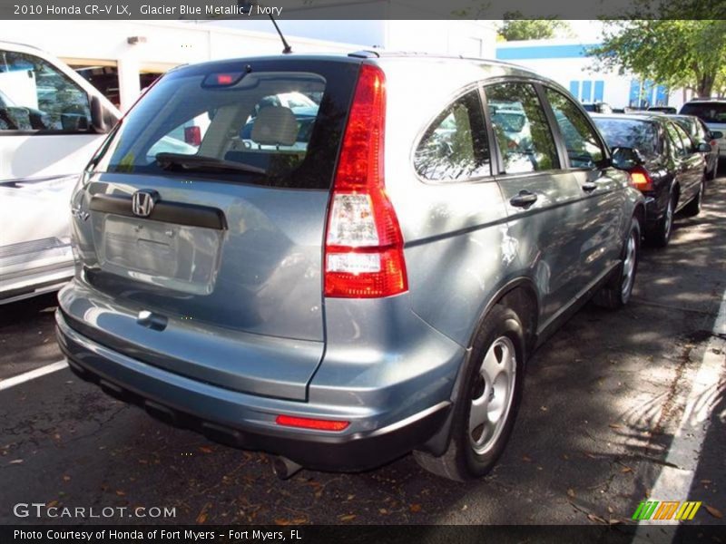 Glacier Blue Metallic / Ivory 2010 Honda CR-V LX