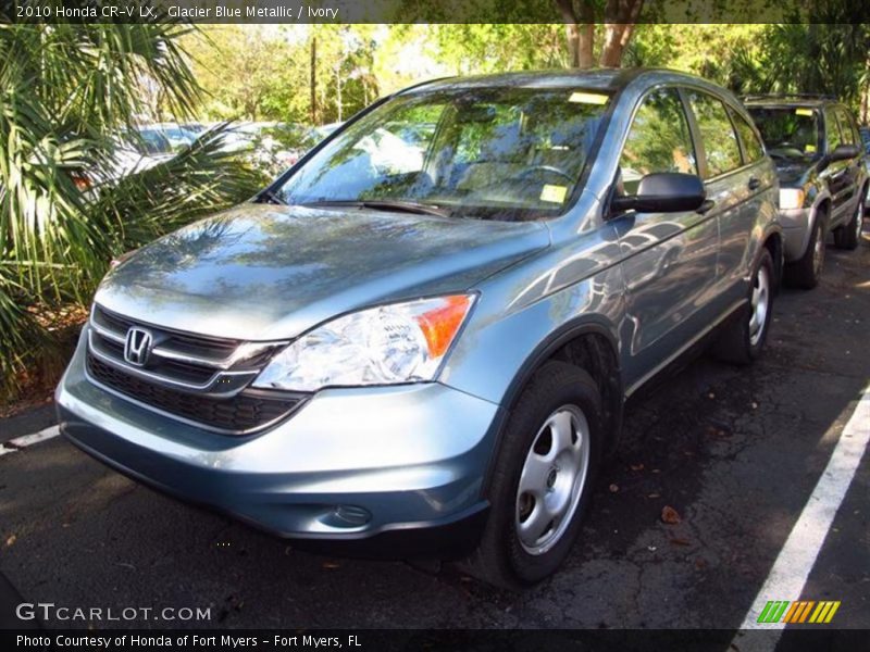Glacier Blue Metallic / Ivory 2010 Honda CR-V LX