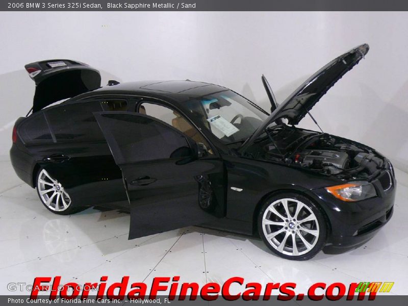 Black Sapphire Metallic / Sand 2006 BMW 3 Series 325i Sedan