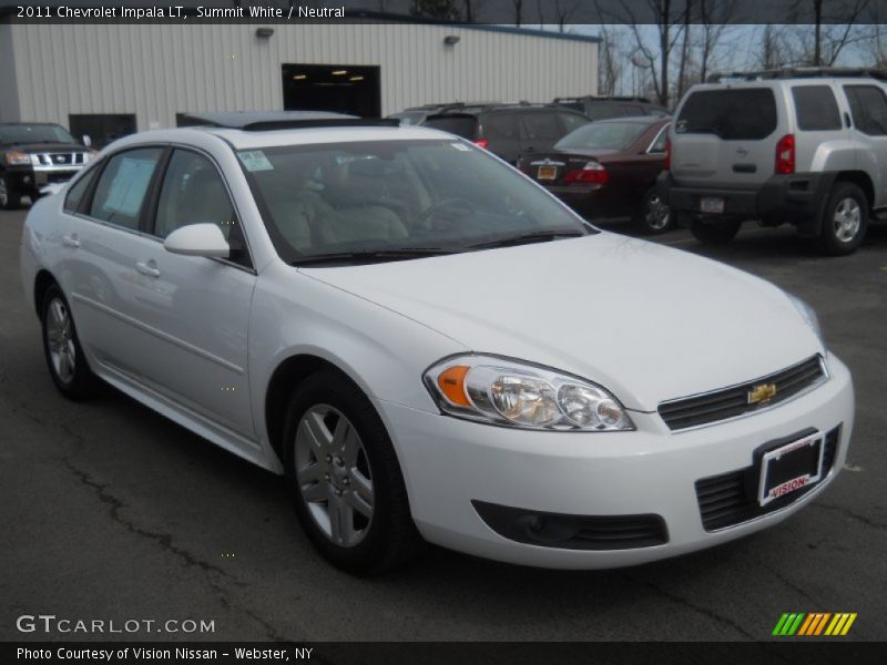 Summit White / Neutral 2011 Chevrolet Impala LT