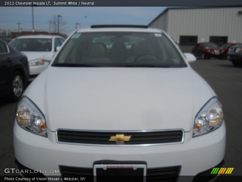 Summit White / Neutral 2011 Chevrolet Impala LT