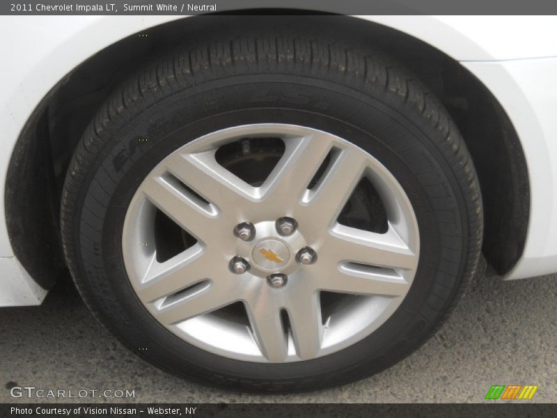 Summit White / Neutral 2011 Chevrolet Impala LT
