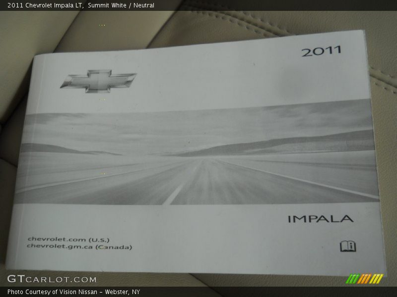 Summit White / Neutral 2011 Chevrolet Impala LT