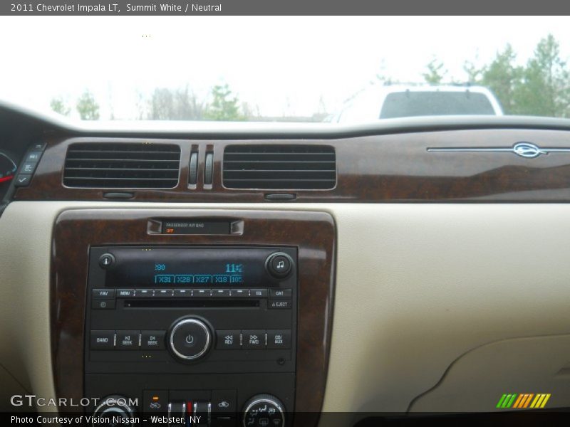 Summit White / Neutral 2011 Chevrolet Impala LT