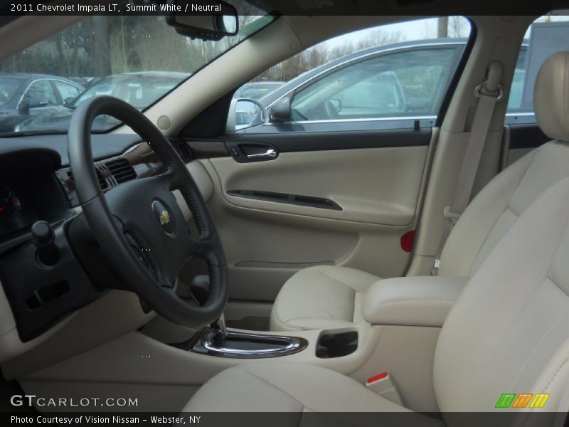 Summit White / Neutral 2011 Chevrolet Impala LT