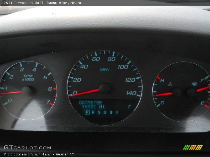 Summit White / Neutral 2011 Chevrolet Impala LT