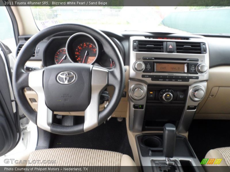 Blizzard White Pearl / Sand Beige 2011 Toyota 4Runner SR5